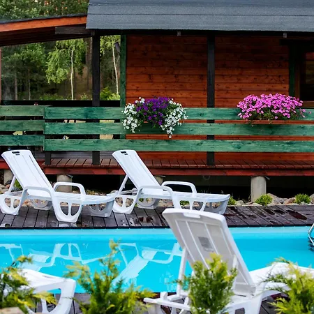 Caloroczny Jeleniowka Na Kaszubach Z Balia Na Wylacznosc,wspolny Basen I Bilard Z Domkiem Sowka - Ostrowite Lesna Dolina Hébergement de vacances Sulęczyno