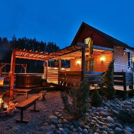 Caloroczny Jeleniowka Na Kaszubach Z Balia Na Wylacznosc,wspolny Basen I Bilard Z Domkiem Sowka - Ostrowite Lesna Dolina Hébergement de vacances Sulęczyno