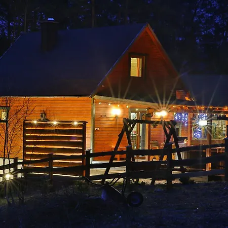 Caloroczny Jeleniowka Na Kaszubach Z Balia Na Wylacznosc,wspolny Basen I Bilard Z Domkiem Sowka - Ostrowite Lesna Dolina Hébergement de vacances Sulęczyno