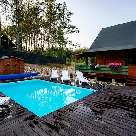 Caloroczny Jeleniowka Na Kaszubach Z Balia Na Wylacznosc,wspolny Basen I Bilard Z Domkiem Sowka - Ostrowite Lesna Dolina *