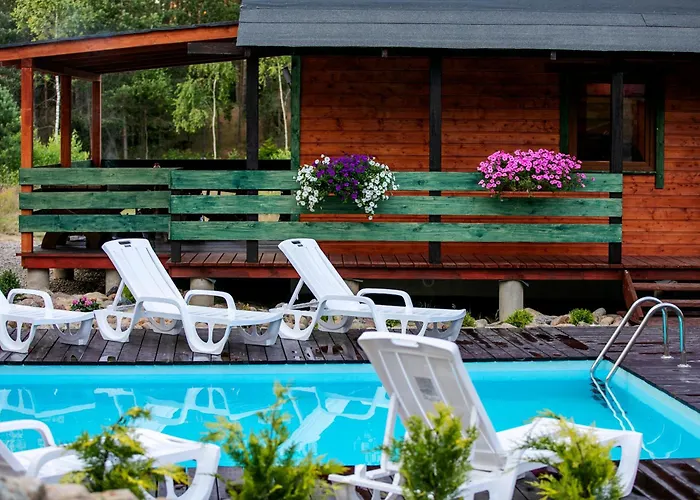 Caloroczny Jeleniowka Na Kaszubach Z Balia Na Wylacznosc,wspolny Basen I Bilard Z Domkiem Sowka - Ostrowite Lesna Dolina Prázdninový dům Sulęczyno