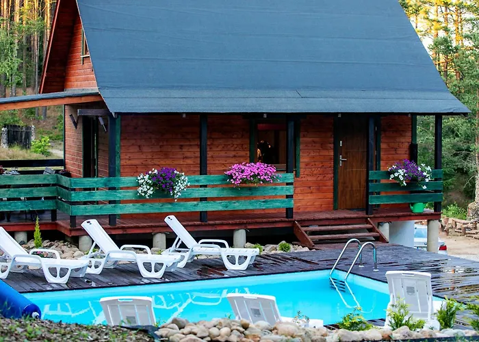 Prázdninový dům Caloroczny Jeleniowka Na Kaszubach Z Balia Na Wylacznosc,wspolny Basen I Bilard Z Domkiem Sowka - Ostrowite Lesna Dolina *