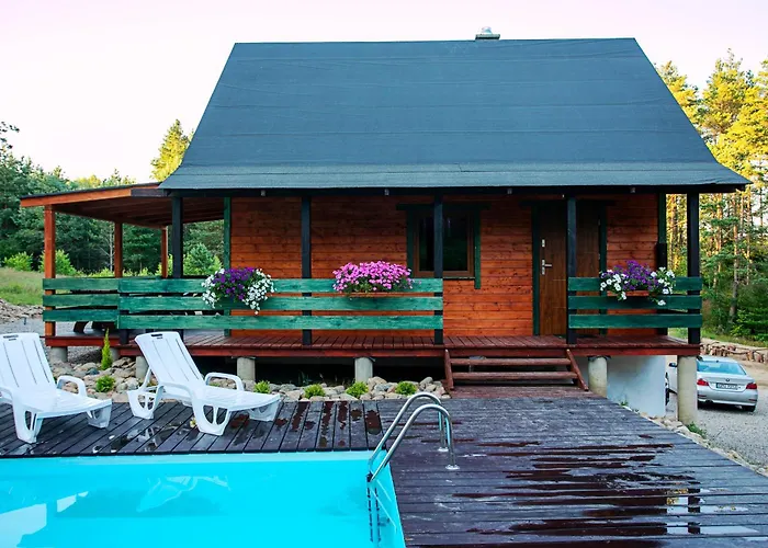 Caloroczny Jeleniowka Na Kaszubach Z Balia Na Wylacznosc,wspolny Basen I Bilard Z Domkiem Sowka - Ostrowite Lesna Dolina Prázdninový dům *