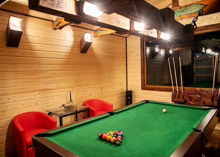 Prázdninový dům Caloroczny Jeleniowka Na Kaszubach Z Balia Na Wylacznosc,wspolny Basen I Bilard Z Domkiem Sowka - Ostrowite Lesna Dolina