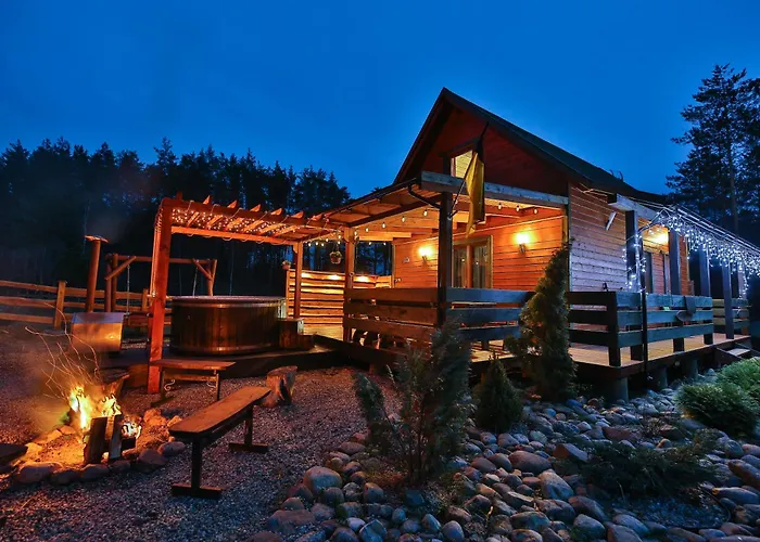 Caloroczny Jeleniowka Na Kaszubach Z Balia Na Wylacznosc,wspolny Basen I Bilard Z Domkiem Sowka - Ostrowite Lesna Dolina Prázdninový dům Sulęczyno