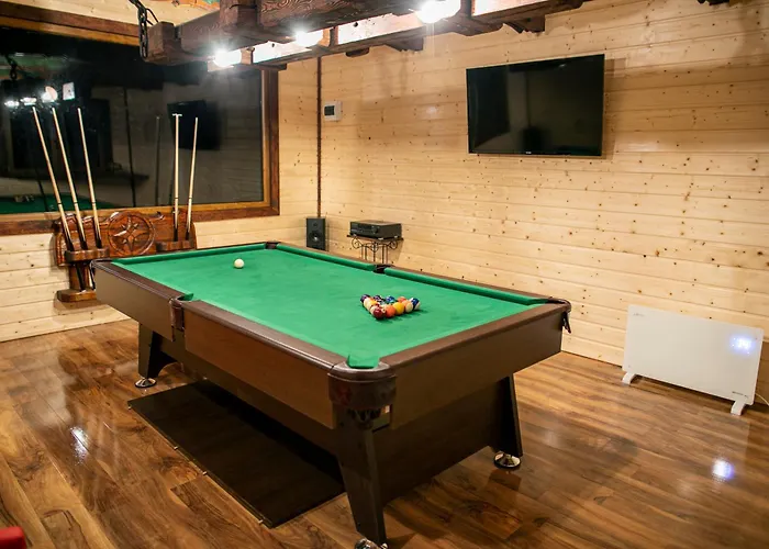 Prázdninový dům Caloroczny Jeleniowka Na Kaszubach Z Balia Na Wylacznosc,wspolny Basen I Bilard Z Domkiem Sowka - Ostrowite Lesna Dolina