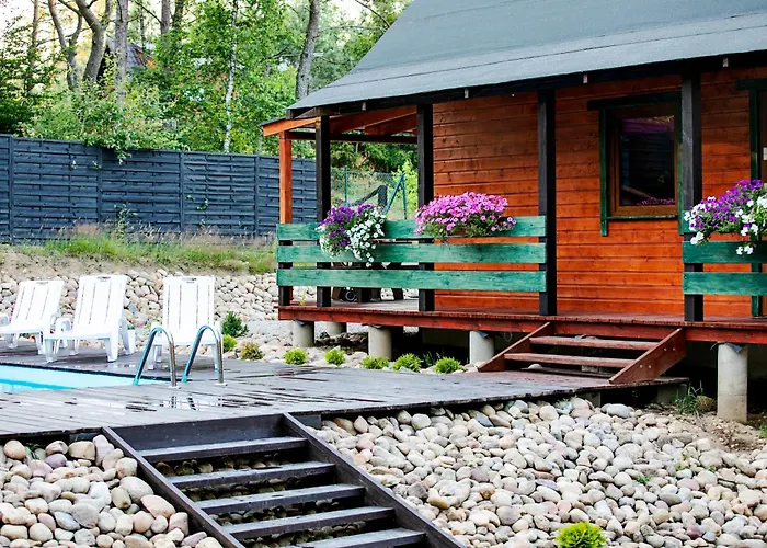 Prázdninový dům Caloroczny Jeleniowka Na Kaszubach Z Balia Na Wylacznosc,wspolny Basen I Bilard Z Domkiem Sowka - Ostrowite Lesna Dolina *